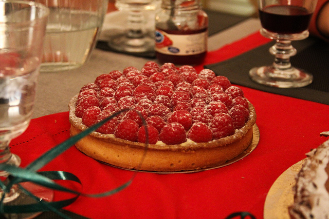 French Raspberry tarte for... Thanksgiving