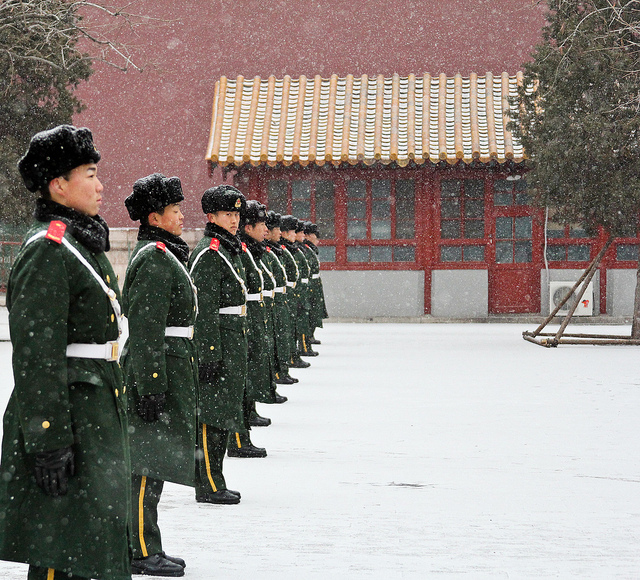 Standing tall: Forbidden City, Beijing 