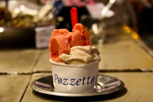 Pozzetto ice cream, Paris 