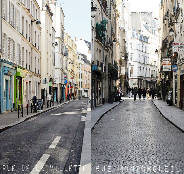 Les rues de Paris