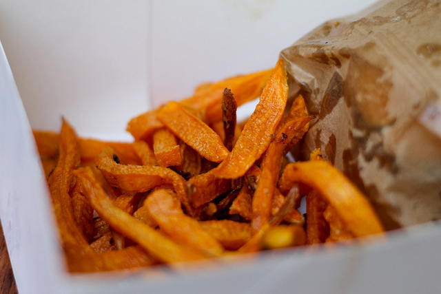 Sweet potato fries, Cantine California 