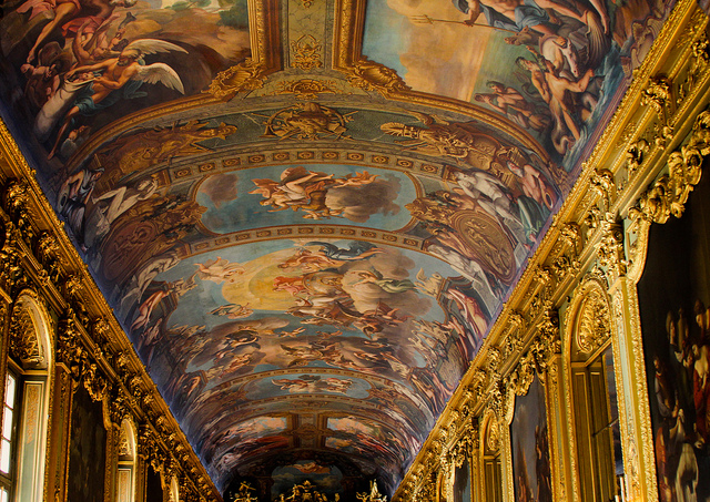 The Galerie Dorée inside the Banque de France 