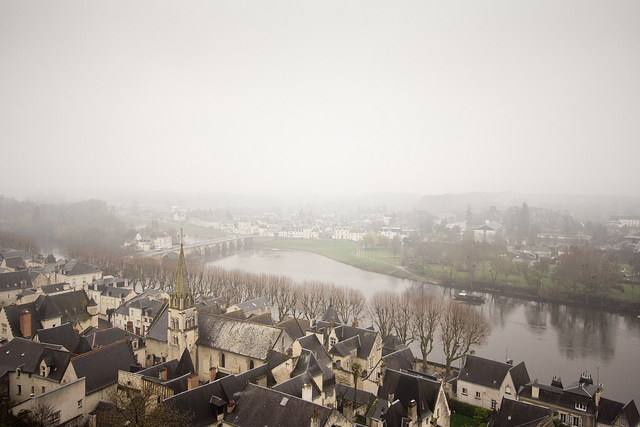 View of Chinon from the Forteresse