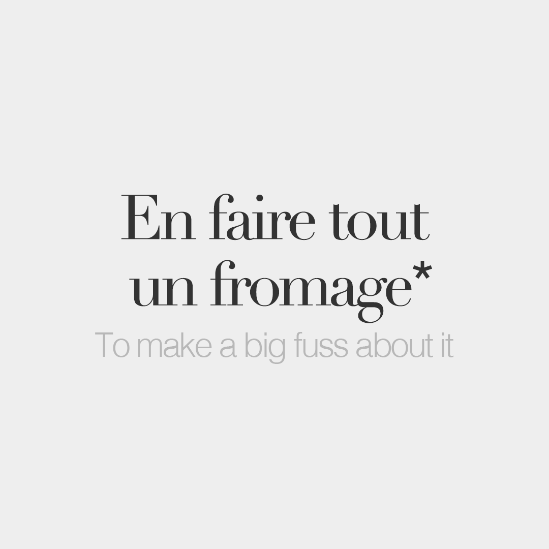 French Words Fromage